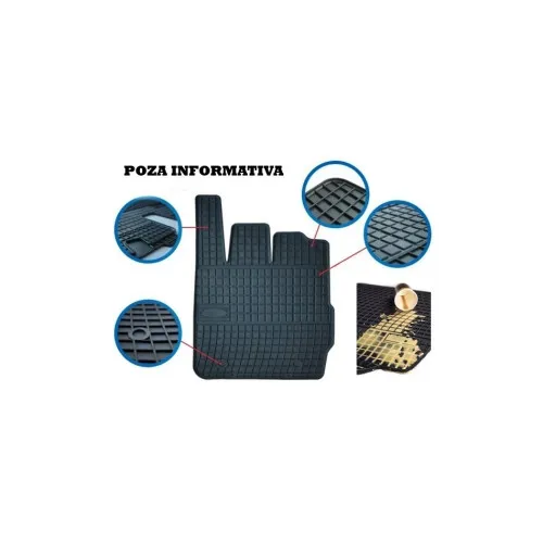 Covoare interior cauciuc El Toro compatibile Smart ForFour II 2014-2021 P60​​​​​​​ — imaginea 2