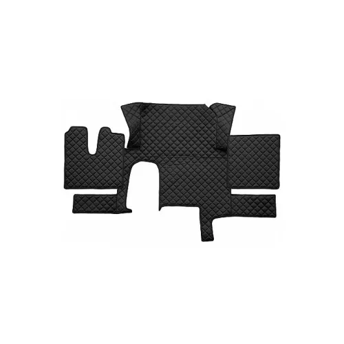 Covor auto imitatie piele dedicat Camion MAN TGX Cutie Mare,1 Sertar Negru