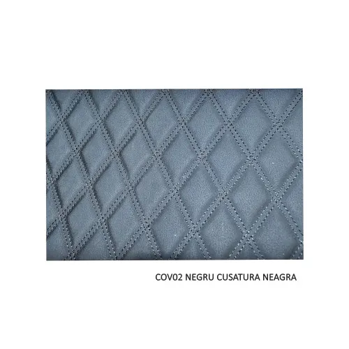 Covor auto imitatie piele romb compatibil Audi A8-D4 2011-> — imaginea 8