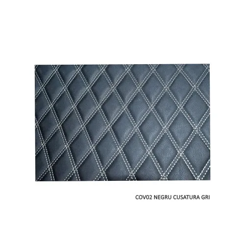 Covor auto imitatie piele romb compatibil Opel Movano B 2010-> — imaginea 7