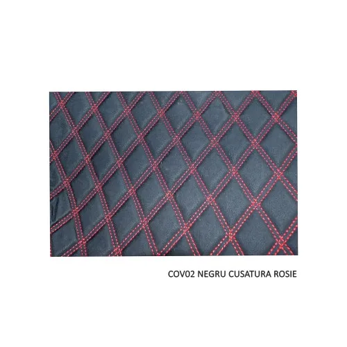 Covor auto imitatie piele romb compatibil Opel Movano B 2010-> — imaginea 6