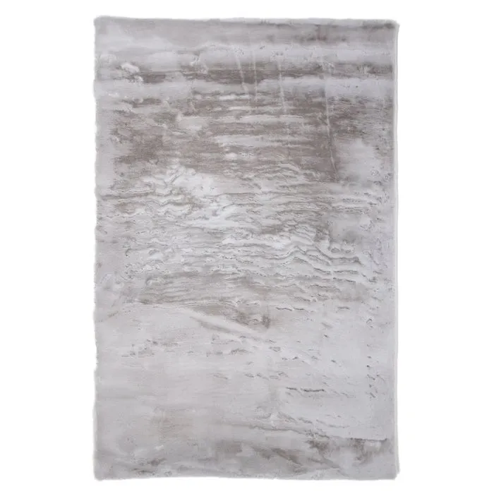 Covor living / dormitor Chip Pes 18229, 120 x 180 cm, poliester, gri deschis, dreptunghiular