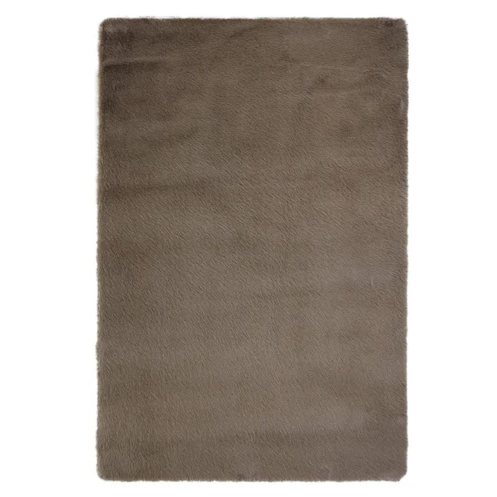 Covor living / dormitor Chip Pes YHHL-2-75S, 80 x 150 cm, poliester, maro, dreptunghiular
