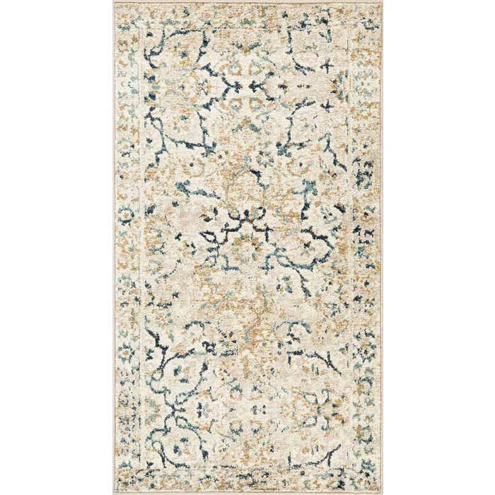 Covor living / dormitor Oriental Weavers Tamarai W 5594/GB4, 80 x 150 cm, polipropilena heat-set, crem + maro + gri, dreptunghiular
