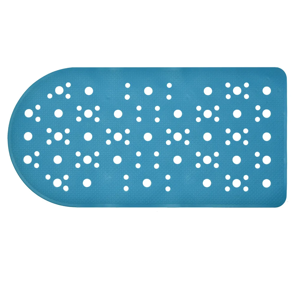 Covoras baie, 4FPA279510, antiderapant, albastru, 36 x 72 cm