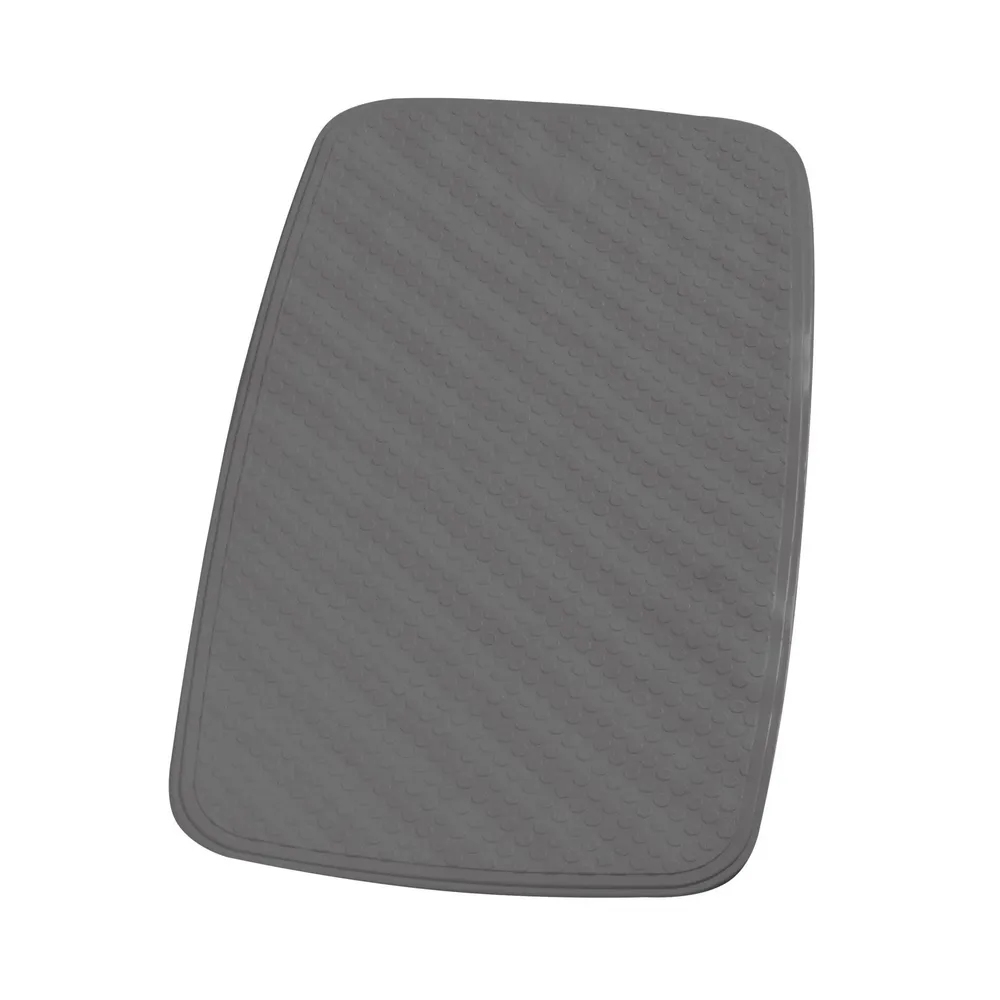 Covoras baie cu ventuze Ridder Capri 66077, gri, 38 x 72 cm