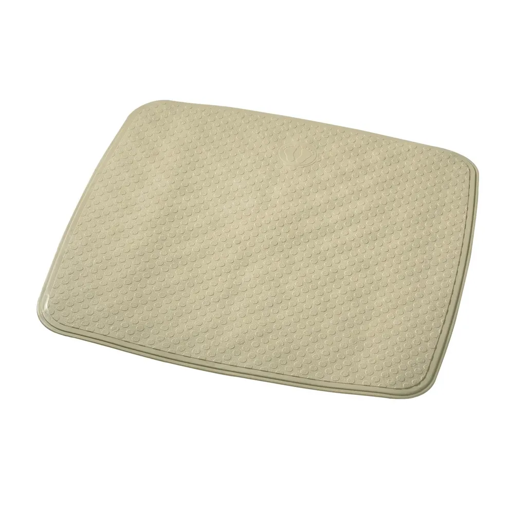 Covoras baie cu ventuze Ridder Capri 66289, natur, 54 x 54 cm