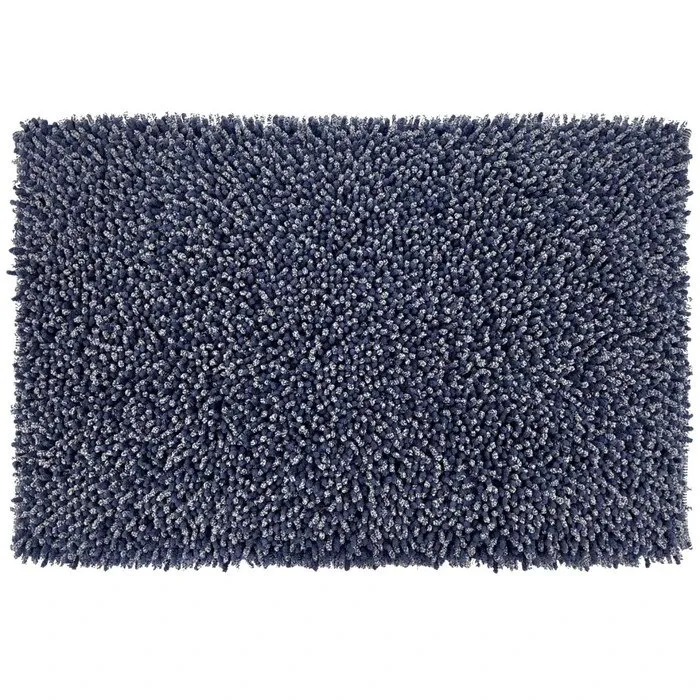 Covoras baie Saniplast Chantal, antiderapant, albastru denim, 55 x 90 cm