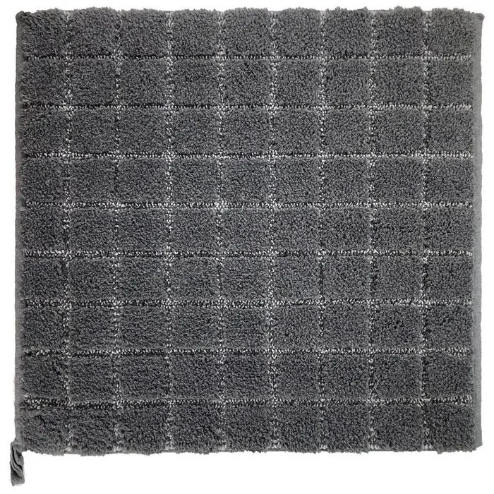 Covoras baie Saniplast Plaza, antiderapant, gri inchis, 60 x 60 cm
