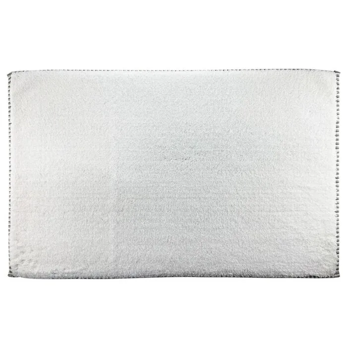 Covoras baie Saniplast Samoa, antiderapant, alb, 60 x 90 cm