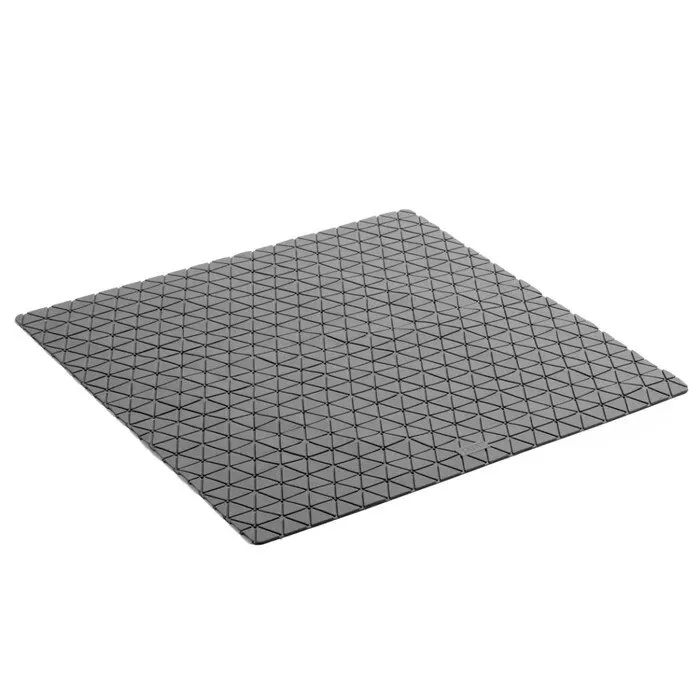 Covoras baie Tatay S5513206, antiderapant, model Diamond, gri, 54 x 54 cm