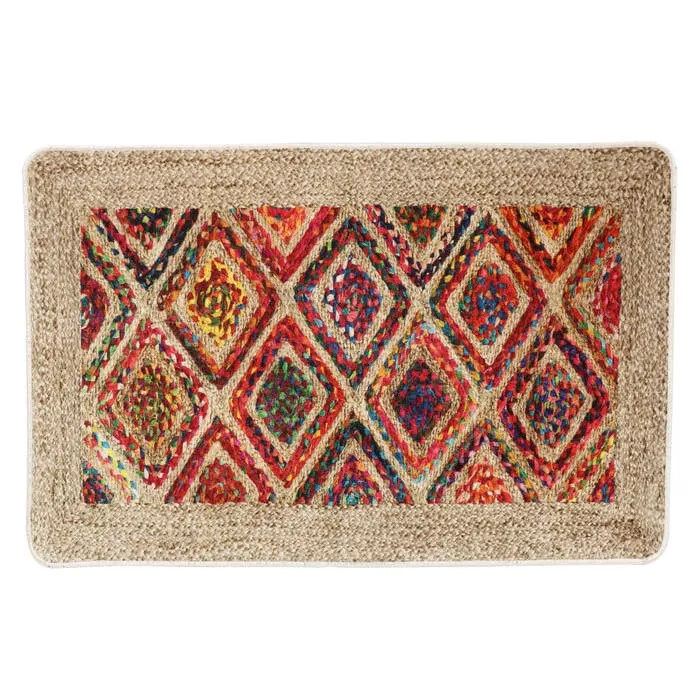 Covoras Brillant BYD 38024, model geometric, 80 x 120 cm, poliester, multicolor, dreptunghiular