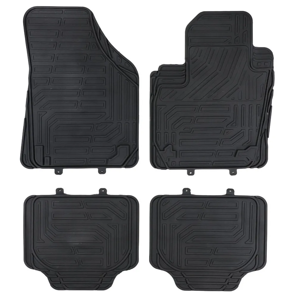 Covorase auto Carmax, pentru Skoda, PVC, 62 x 50 cm, negru, set 4 bucati
