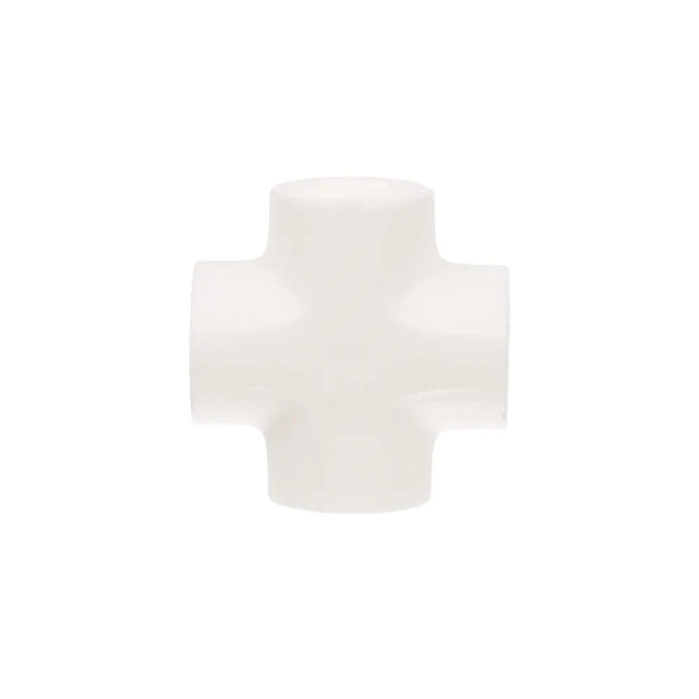 Cruce teava PPR, Ø 25 mm, alb 10 bucati