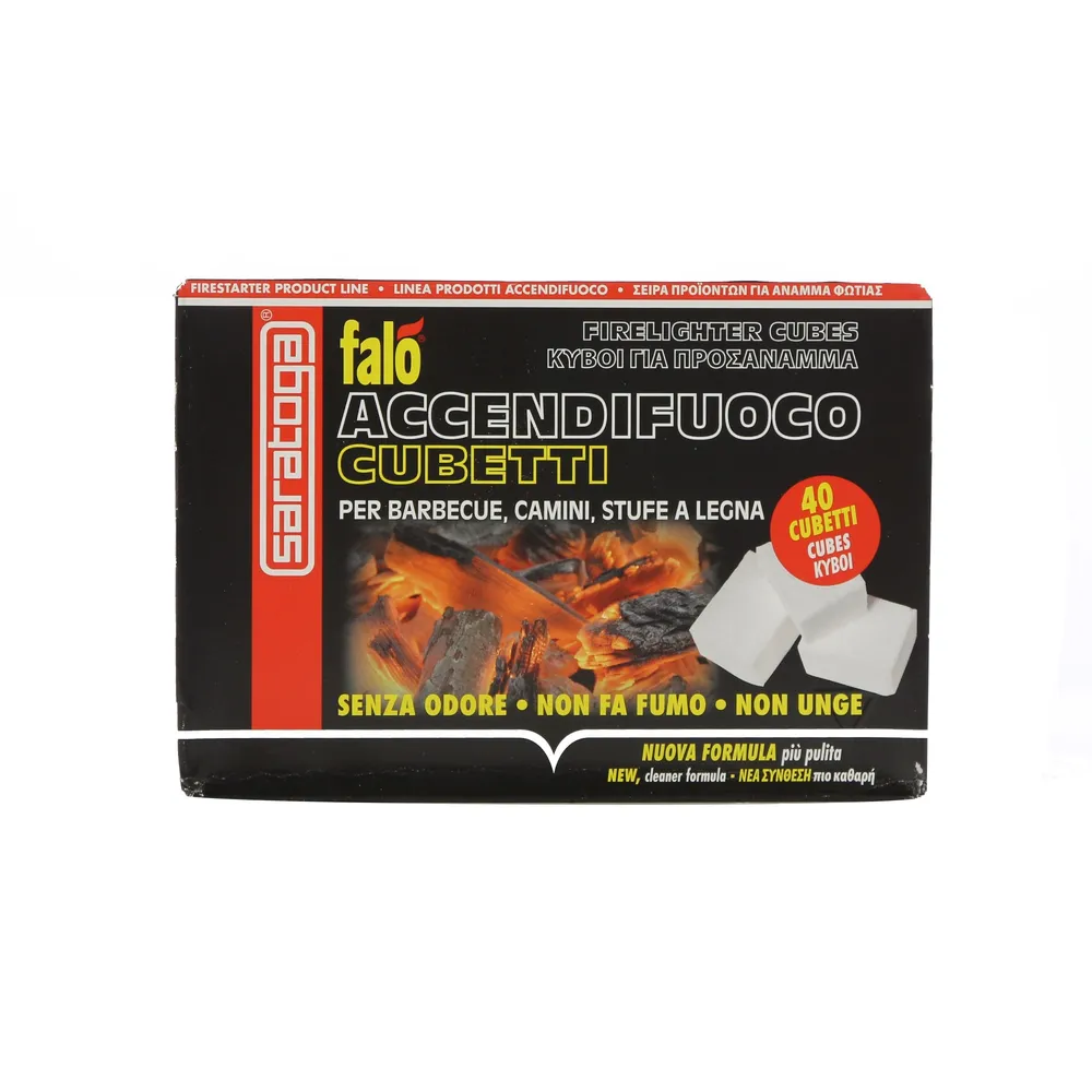 Cuburi pentru aprins focul Falo, 40 buc
