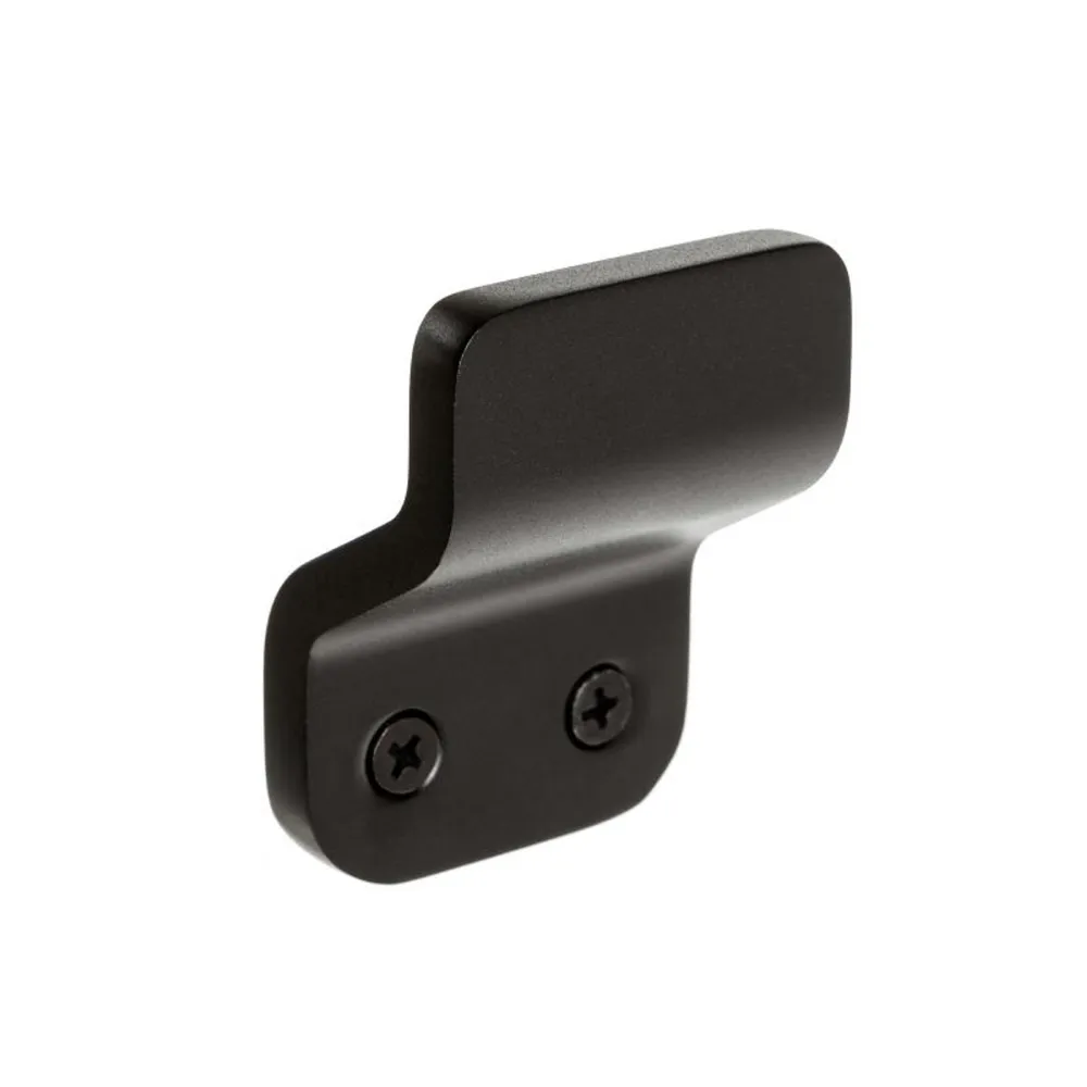 Cuier baie Tatay Onyx S6730000, montaj pe perete, finisaj negru, cu o agatatoare