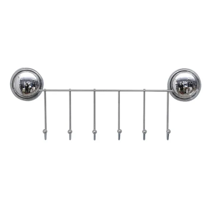 Cuier baie Tendance CR917899, montaj pe perete, cu ventuze, 6 agatatori