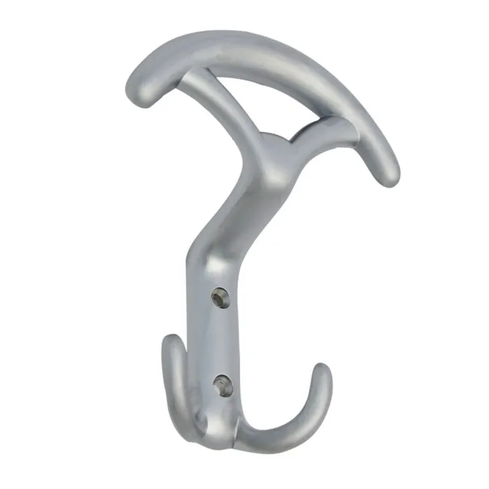 Cuier mobila cu 3 agatatoare, zamac, cromat satinat, pentru baie, dormitor, hol, prindere pe mobila / perete, 494.38.23