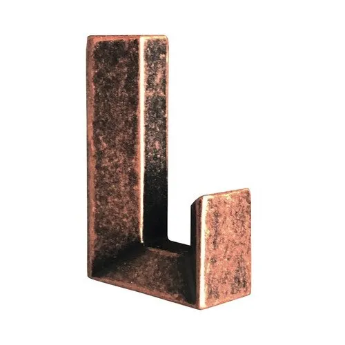 Cuier pentru cupru antic cu clema 12x40x25m, zamac cupru antic