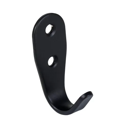 Cuier pentru dulap 25x53x30mm, otel inox negru