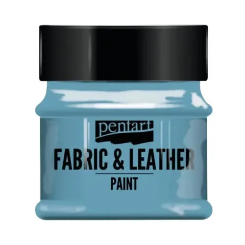 Culoare pentru textile si piele Pentart albastru turcoaz 50 ml