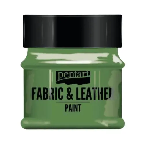 Culoare pentru textile si piele Pentart verde 50 ml