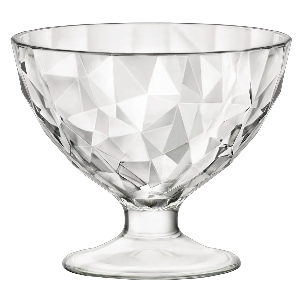 Cupa pentru desert, Bormioli Diamond Jr, sticla, transparent, 220 ml