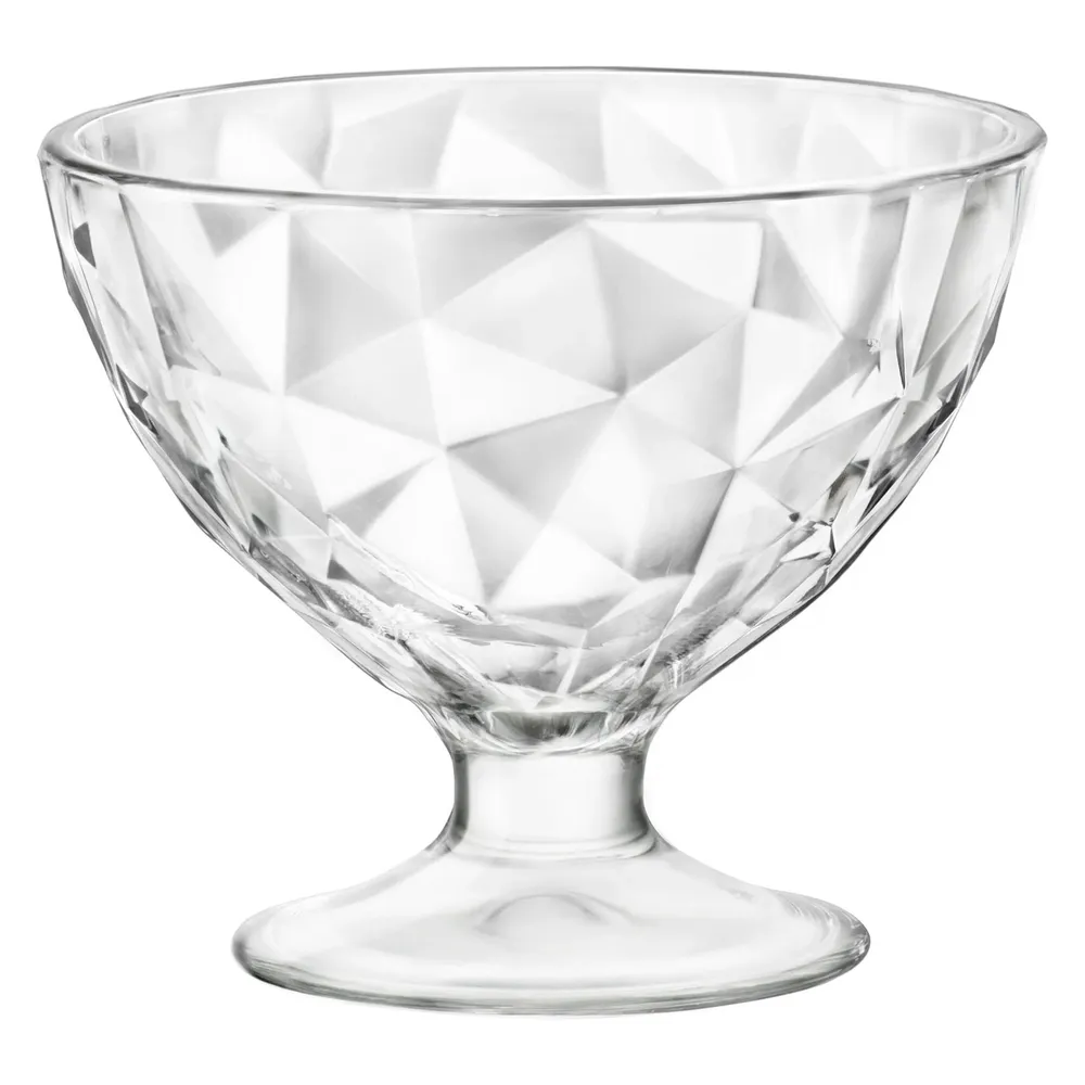 Cupa pentru desert, Bormioli Diamond, sticla, transparent, 360 ml