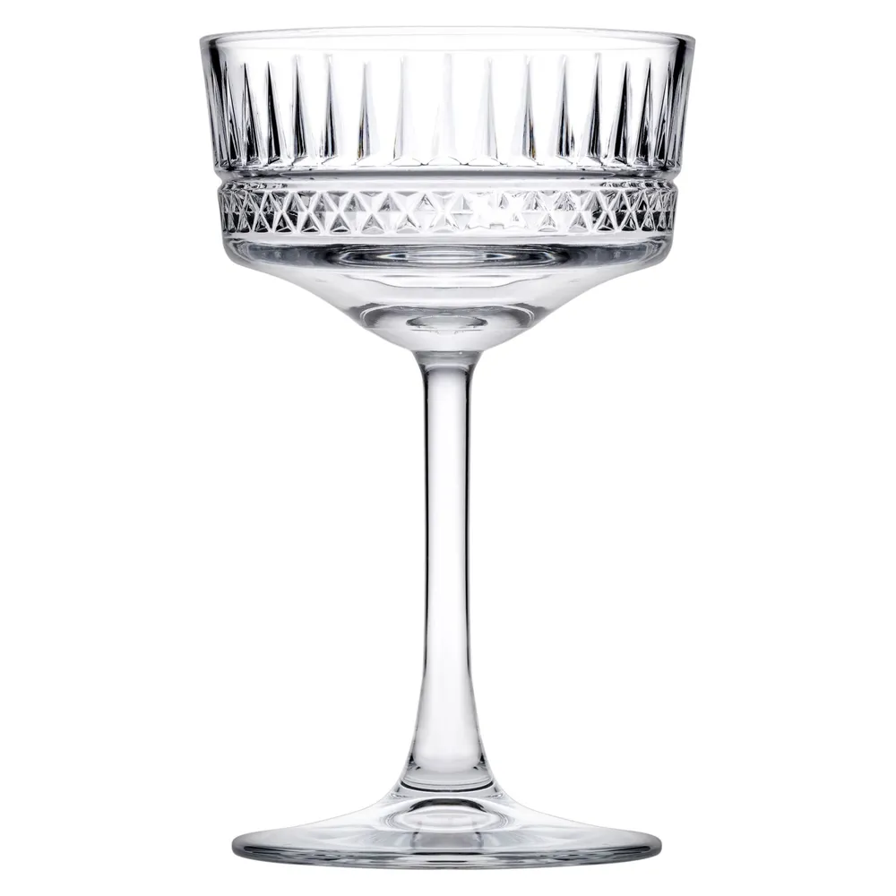 Cupa sampanie, Elysia 440436, din sticla, 260 ml, set 4 bucati