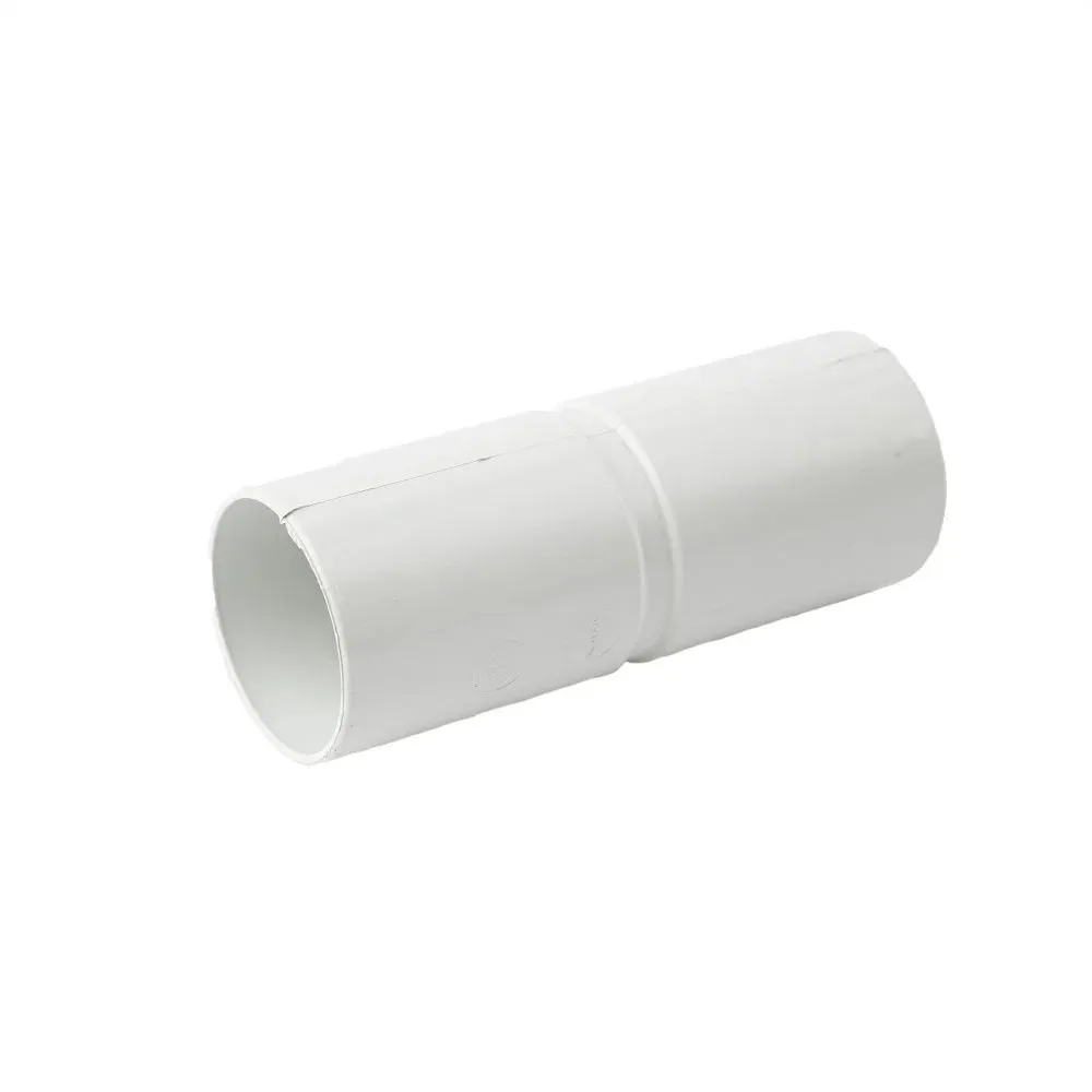 Cupla tub rigid 16mm, PVC, alb