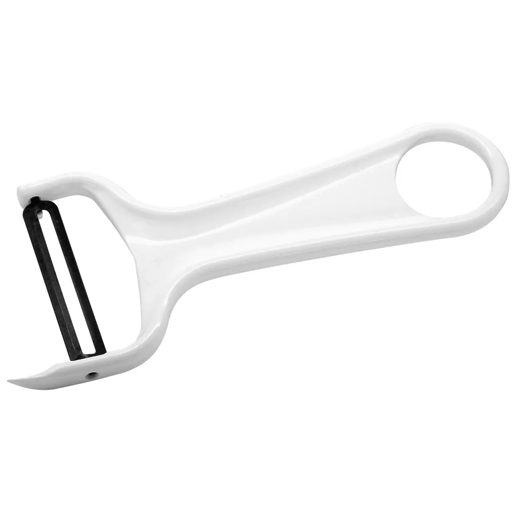 Curatitor legume, cu lama mobila, inox + plastic, 14 x 6 cm