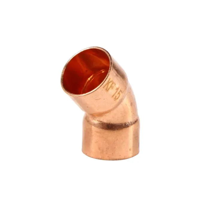 Curba cupru, 45 grade, interior-interior, D28 mm, 5041