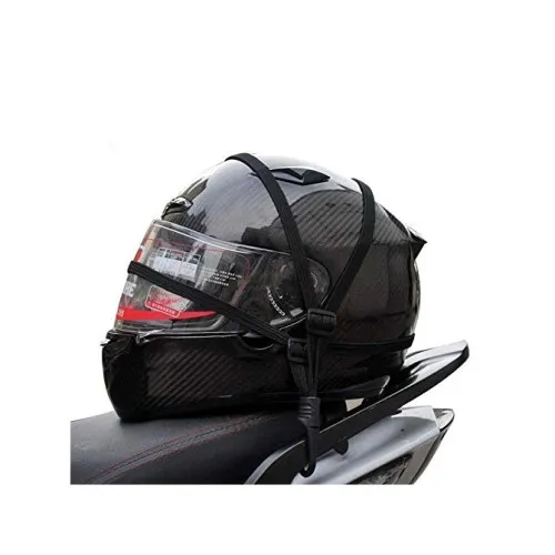 Curea fixare casca moto reglabila cu carlige elastica multifunctionala 4 in 1 — imaginea 2