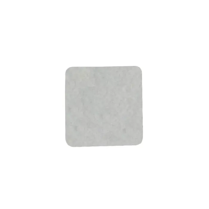 Cursor din pasla, alb, 15 x 15 x 3 mm, set 24 bucati