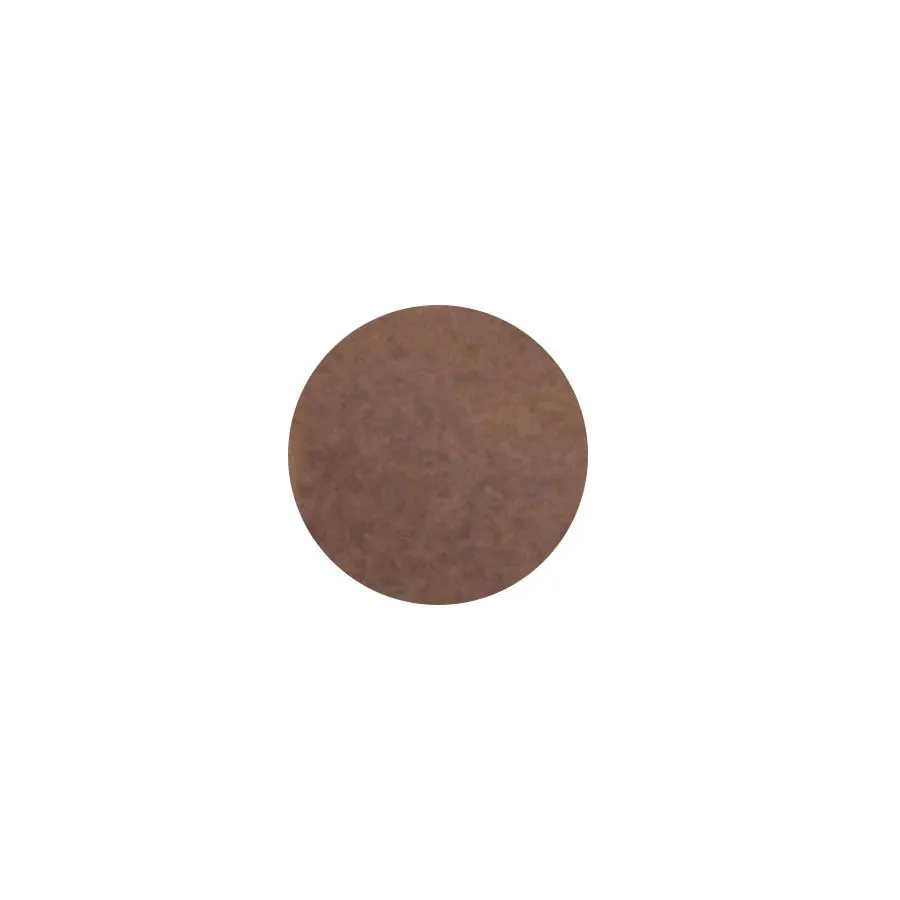 Cursor din pasla, maro, D 15 x 3 mm, set 24 bucati