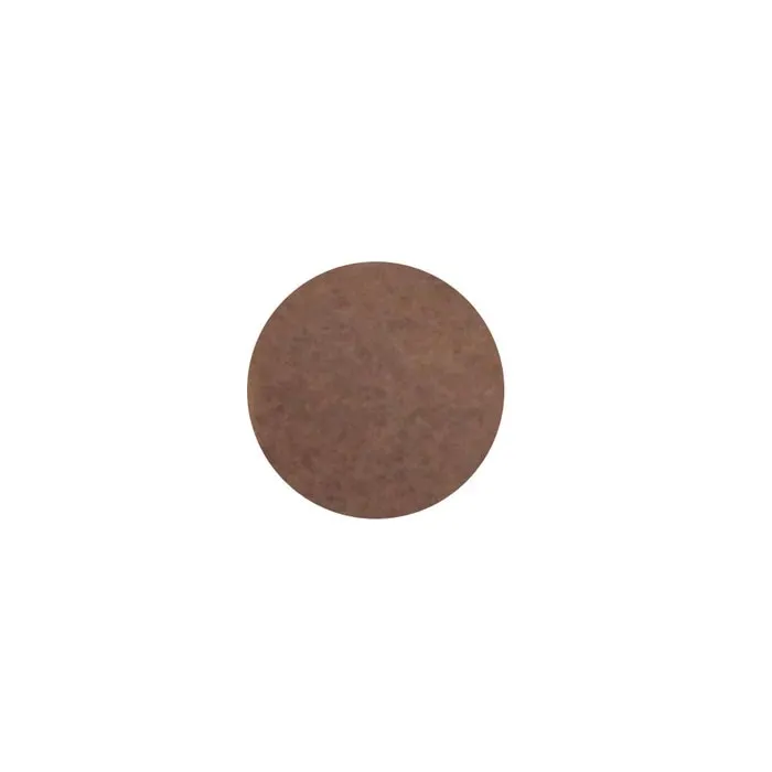 Cursor din pasla, maro, D 25 x 3 mm, set 12 bucati