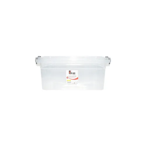 Cutie depozitare din plastic transparenta cu capac 7.5 L 220x340x140 mm