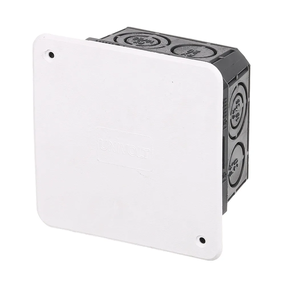 Cutie distrubutie Dietzel, cu capac, 75 x 75 x 50 mm, 14 intrari, IP20