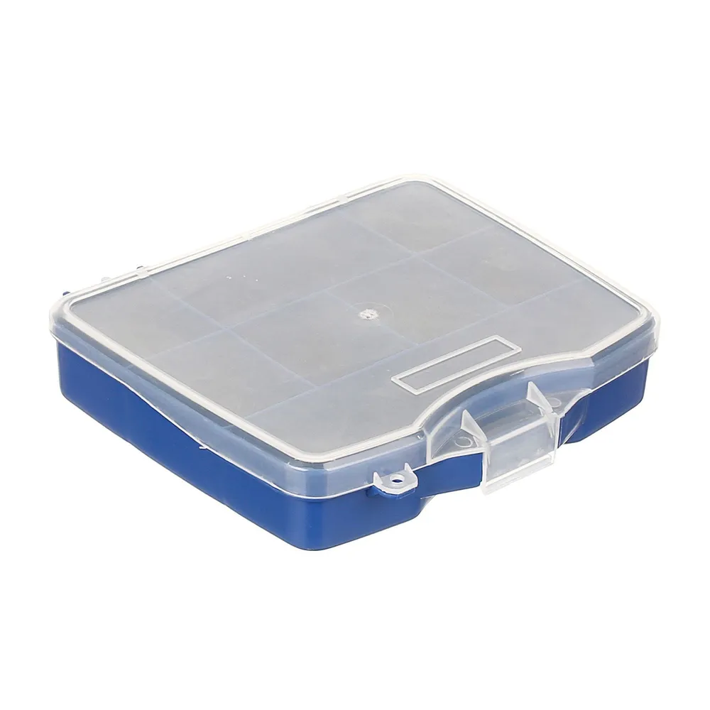 Cutie organizator, 8 compartimente, plastic, 165 x 35 x 140 mm, transparent