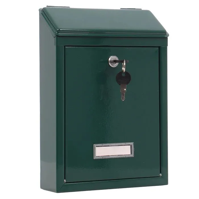 Cutie postala Burg Wachter Favor, otel, verde, 21x30x6cm