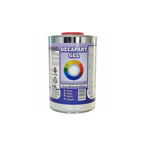 Decapant vopsea si lac gel 800 ml pentru metal si lemn DacGel