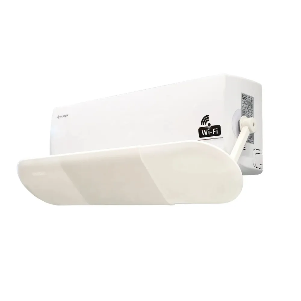 Deflector aer conditionat Paxton, extensibil, reglabil, plastic, alb, 66 - 106 cm