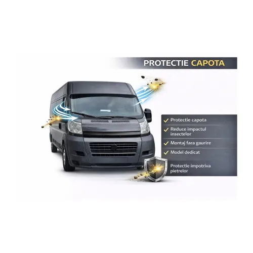 Deflector capota auto compatibil Citroen Jumper 2006-2014 — imaginea 2