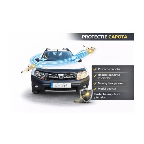 Deflector capota auto compatibil Dacia Duster I 2010-2017 — imaginea 2