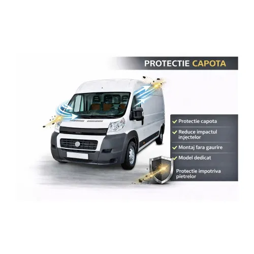 Deflector capota auto compatibil Fiat Ducato 2006-2014 — imaginea 2