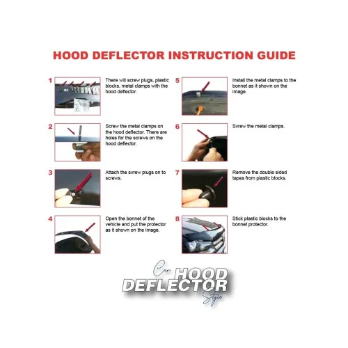 Deflector capota auto compatibil Peugeot Boxer IV 2024-> — imaginea 2