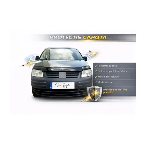 Deflector capota auto compatibil Volkswagen Caddy III 2004-2011 — imaginea 2