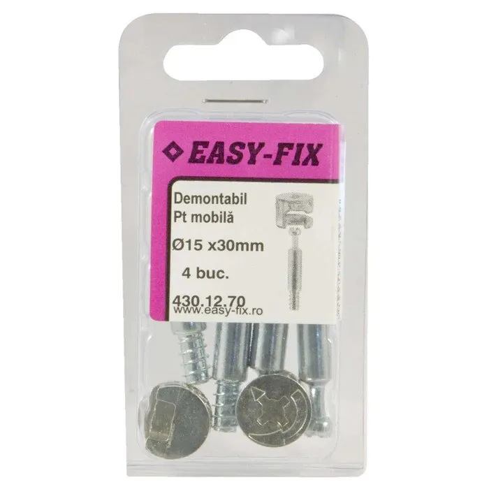 Demontabil mobila, 15 x 16 x 30 mm, set 4 bucati