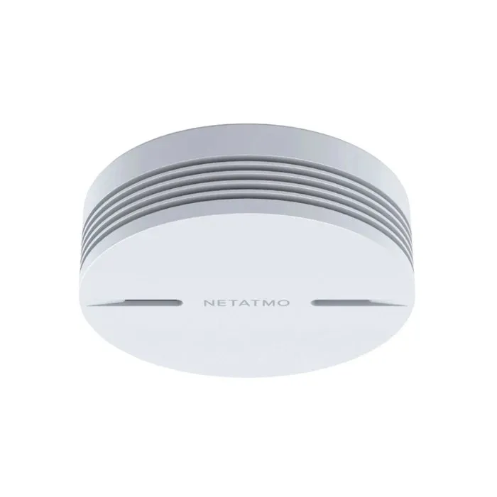 Detector fum Netatmo, inteligent, wireless, Wi-Fi, alarma 85 db