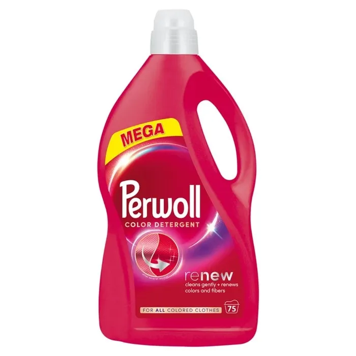Detergent de rufe lichid, Perwoll Color, pentru rufe colorate, 3.75 L, 75 spalari